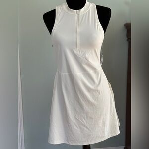 Old Navy White Active Zip-Front Dress